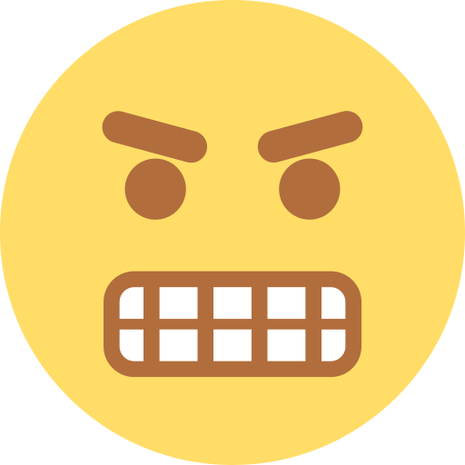 Angry Generic Flat icon