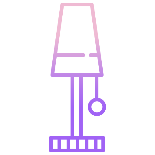 lámpara Icongeek26 Outline Gradient icono