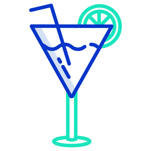cocktail Icongeek26 Outline Colour icoon