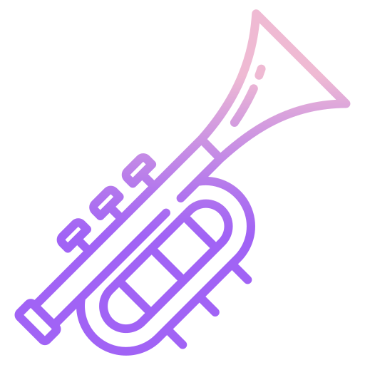 trompete Icongeek26 Outline Gradient icon