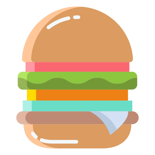 hamburguesa Icongeek26 Flat icono