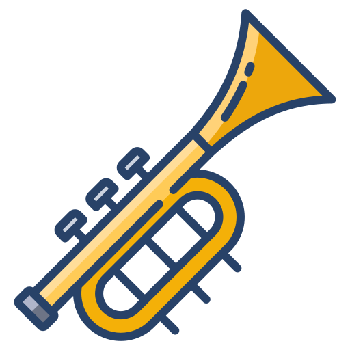 trompeta Icongeek26 Linear Colour icono