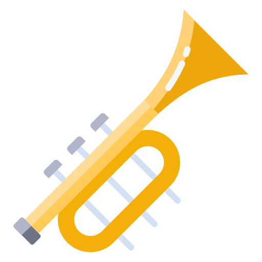 trompeta Icongeek26 Flat icono