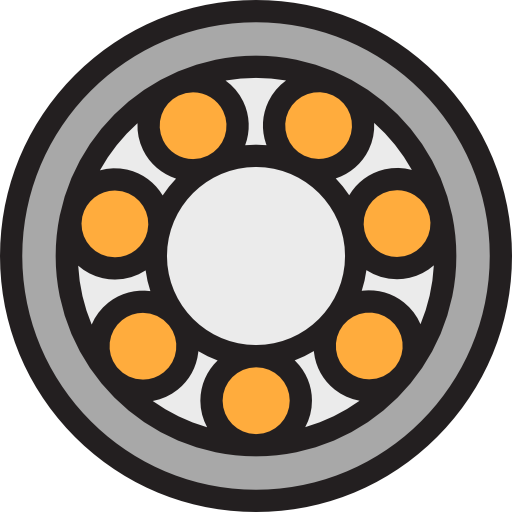 Cog Detailed Rounded Lineal color icon