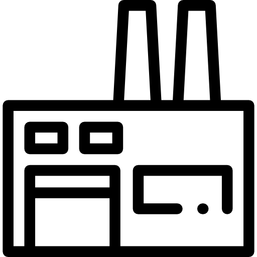 Factory Detailed Rounded Lineal icon