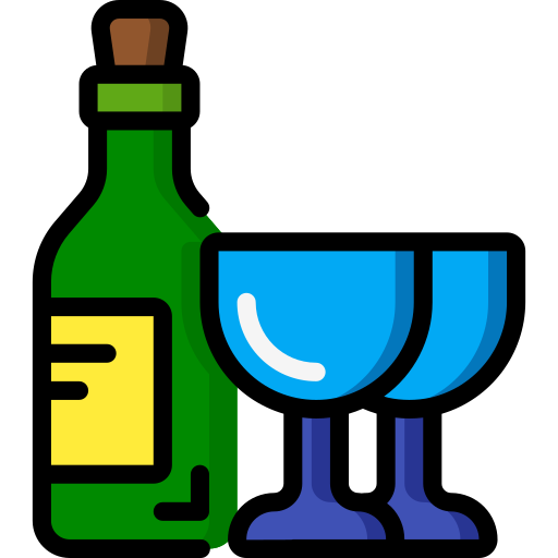 ワイン Basic Miscellany Lineal Color icon