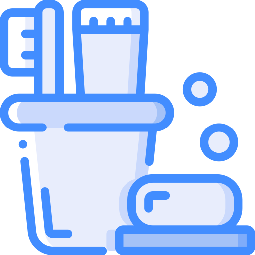 toiletartikelen Basic Miscellany Blue icoon
