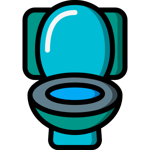 Toilet Basic Miscellany Lineal Color icon