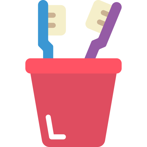 Toothbrush Basic Miscellany Flat icon