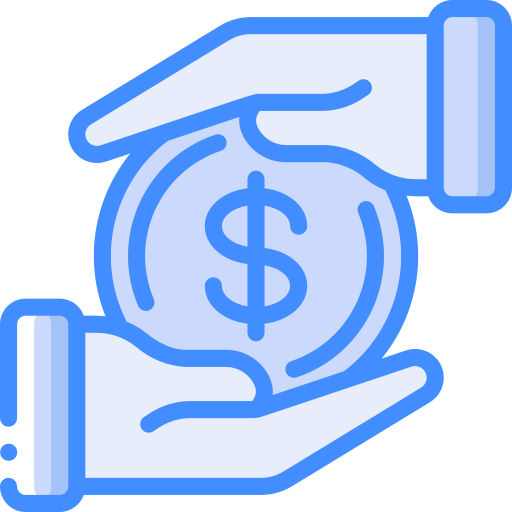 お金 Basic Miscellany Blue icon