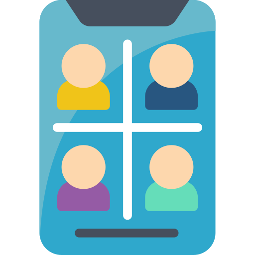 smartphone Basic Miscellany Flat icono