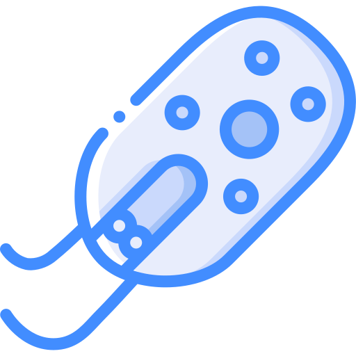 bakterien Basic Miscellany Blue icon