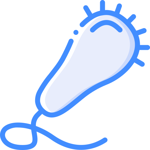 bakterien Basic Miscellany Blue icon