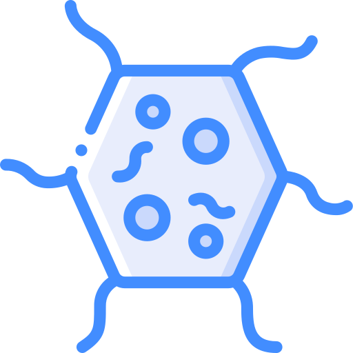 virus Basic Miscellany Blue icoon