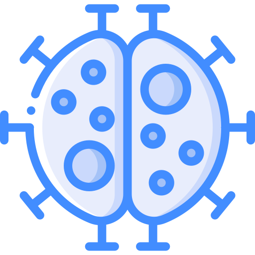 las bacterias Basic Miscellany Blue icono