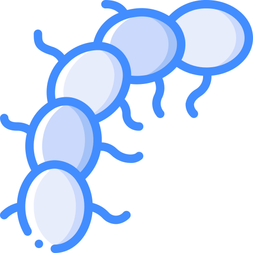 las bacterias Basic Miscellany Blue icono