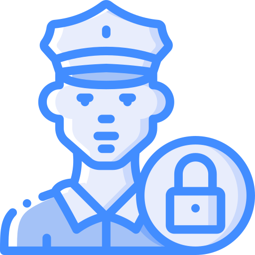 警察 Basic Miscellany Blue icon