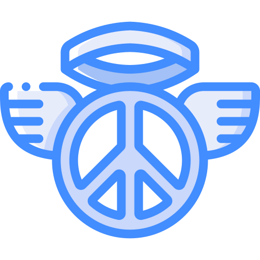 Peace Basic Miscellany Blue icon