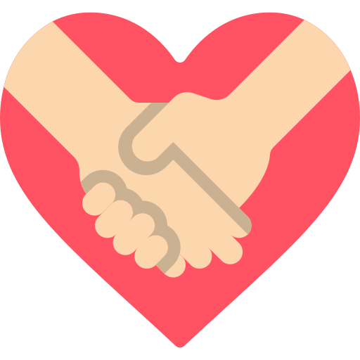 Holding Hands Basic Miscellany Flat icon