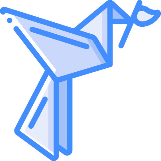 origami Basic Miscellany Blue icona