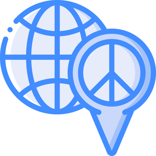 wereld Basic Miscellany Blue icoon