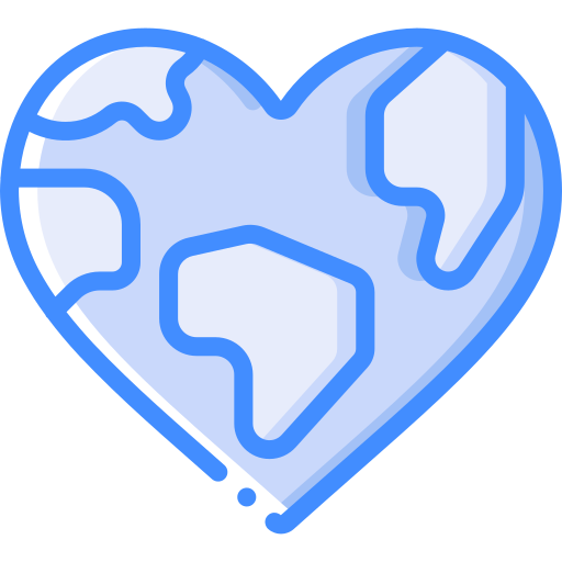 coração Basic Miscellany Blue Ícone