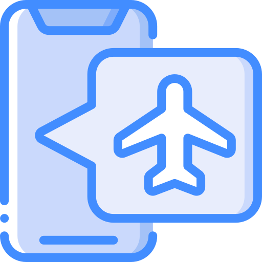 Flights Basic Miscellany Blue icon