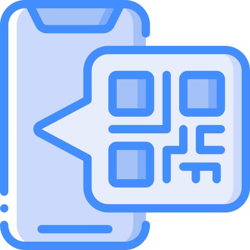 Qr code Basic Miscellany Blue icon