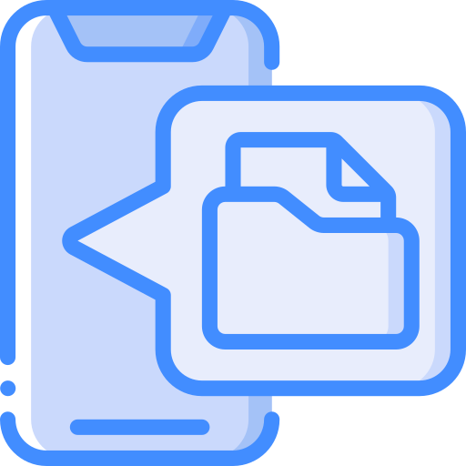 파일 관리 Basic Miscellany Blue icon