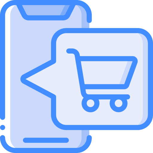 Shopping Basic Miscellany Blue icon