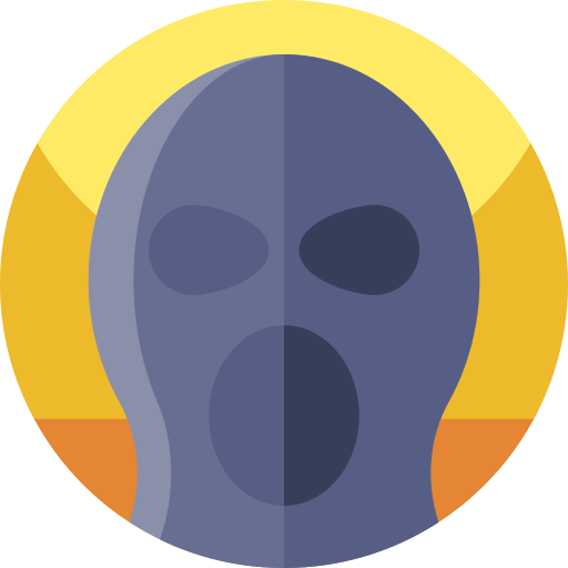 maschera Geometric Flat Circular Flat icona