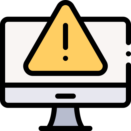 Warning sign Detailed Rounded Lineal color icon
