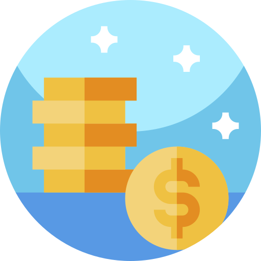 geld Geometric Flat Circular Flat icoon