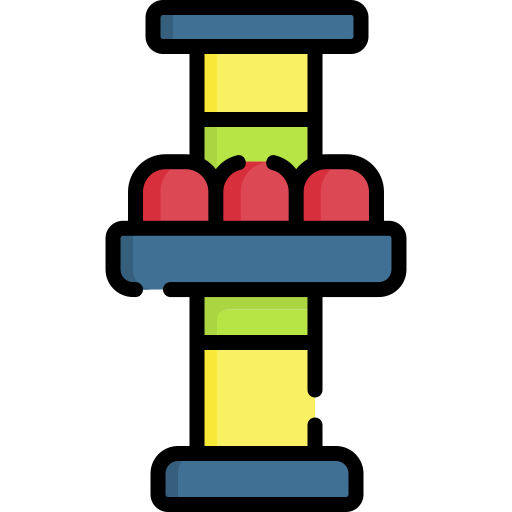 torre de caída Special Lineal color icono