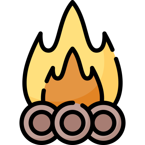 たき火 Special Lineal color icon
