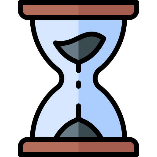 zegar piaskowy Generic Outline Color ikona
