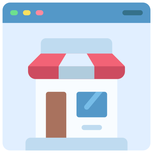 online shop Juicy Fish Flat icon