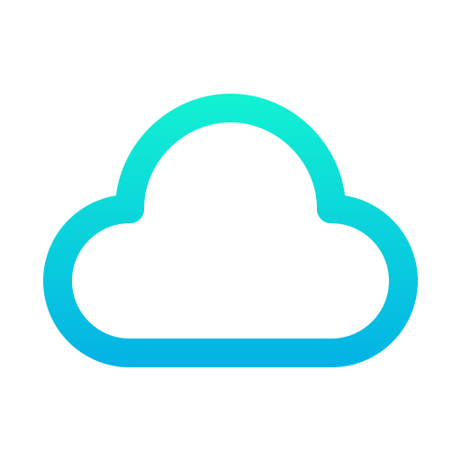 클라우드 스토리지 Generic Gradient icon