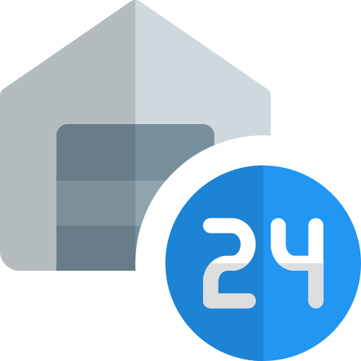 24 horas Pixel Perfect Flat icono