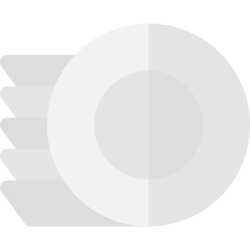 Dishes Basic Rounded Flat icon
