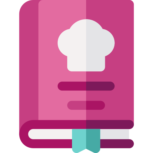 Recipe book Basic Rounded Flat icon