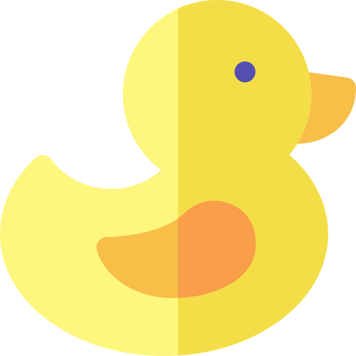 Rubber duck Basic Rounded Flat icon