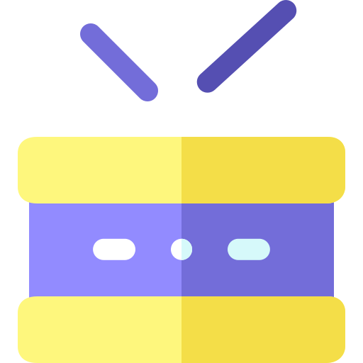 bęben Basic Rounded Flat ikona