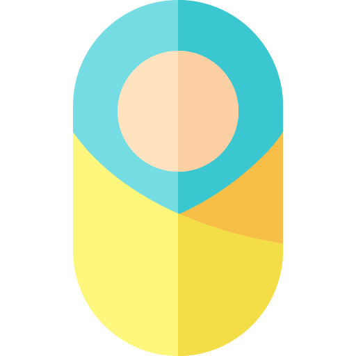 pasgeboren Basic Rounded Flat icoon