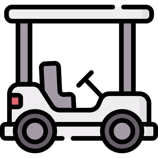 golfwagen Special Lineal color icon