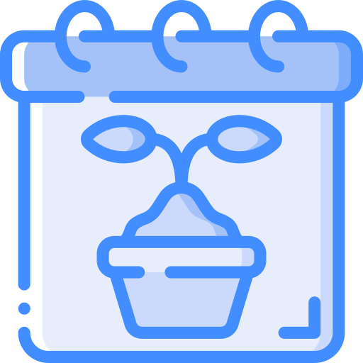 Calendar Basic Miscellany Blue icon