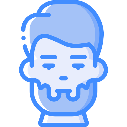 man Basic Miscellany Blue icoon