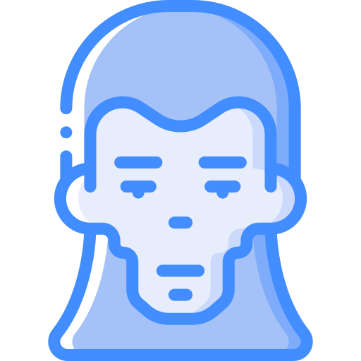 Man Basic Miscellany Blue icon