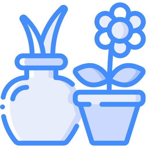 pots Basic Miscellany Blue Icône