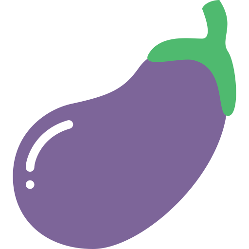 aubergine Basic Miscellany Flat icoon